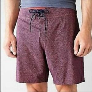 Lululemon Men El Current Board Shorts Swim Trunks Print Size 36